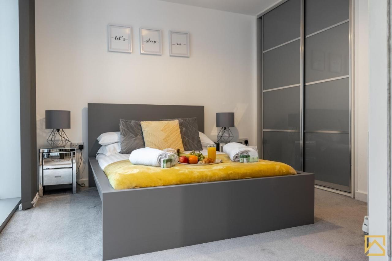 Modern 1 Bed In Central Mk, Free Parking, Smart Tv, Manhattan House By Valore Property Services Milton Keynes Esterno foto